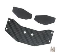 XinGeeek RC Alluminio In Fibra di Carbonio Ala Posteriore per Losi 1/24 Micro-B 2WD Buggy RC Auto Tail Wing Parts