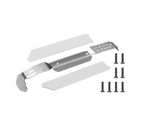 XinGeeek RC In Acciaio Inox Telaio Armatura Ront Centro Piastra di Skid Posteriore per Traxxas Mini Maxx Monster Truck-107154-1 RC Auto Chassis Protector Guard