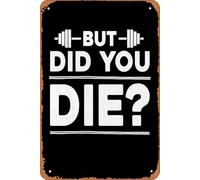 XingFox Ma sei morto? Poster in metallo vintage, 8x12 pollici