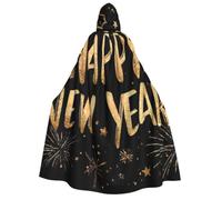 XingFox Mantello con cappuccio per feste di Halloween, Buon Anno N 3 Mantello, Uomo e Donna, Costume Cosplay, Leggero