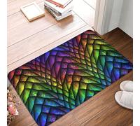 XingFox Tappeti a squame di drago, zerbino di benvenuto per interni ed esterni, zerbino decorativo per porta 16 x 24 pollici