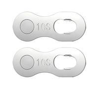 XINGLIDA 1 paio di connettori per collegamento a catena per biciclette, 6/7/8/9/10/11/12 velocità, clip rapida per catena della bici da strada mancante, pulsante mancante per bici da strada