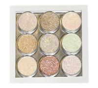 XINGLIDA 9 Colori Unghie Art Palettes Solido Nail Powder Manicure Glitter Unghie Art Pigment Set Unghie Polvere per Gel Smalto Regalo