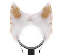 XINGLIDA Cerchietto per capelli, a tema anime, con orecchie di gatto, con orecchini in lega, per appassionati di film, in peluche, per adolescenti e adulti (B#)