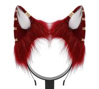 XINGLIDA Cerchietto per capelli, a tema anime, con orecchie di gatto, con orecchini in lega, per appassionati di film, in peluche, per adolescenti e adulti (J#)