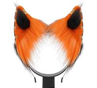 XINGLIDA Cerchietto per capelli, a tema anime, con orecchie di gatto, con orecchini in lega, per appassionati di film, in peluche, per adolescenti e adulti (K#)