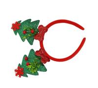 XINGLIDA Cerchietto per capelli con albero di Natale, cerchietto per capelli per Natale, feste in maschera (D#)