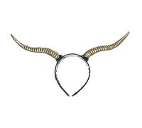 XINGLIDA Cerchietto per capelli con corna di bue, accessorio per capelli per Halloween, feste a tema, accessori per capelli (GD#)