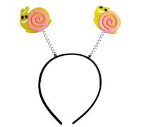 XINGLIDA Cerchietto per capelli con lumaca in stile cartone animato, accessorio per foto, per feste e festival musicali (PK #)