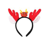 XINGLIDA Cerchietto per capelli, corno di drago cinese, per donne e ragazze, decorazione con drago zodiacale, in peluche, per feste di Capodanno (D #)