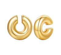 XINGLIDA Eleganti orecchini a clip per orecchio, unisex, spessi, gioielli alla moda (GD-L#), CCB