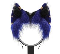 XINGLIDA Fascia per capelli, a tema anime, con orecchie di gatto, con orecchini in lega, per appassionati di film, in peluche, per adolescenti e adulti (L#)