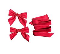XINGLIDA Fermaglio per capelli, 1 paio di fermagli per capelli da donna con perle e fiocco lungo, stile francese, per matrimoni e feste, accessori per capelli (D#)