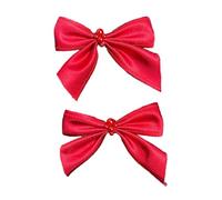 XINGLIDA Fermaglio per capelli, 1 paio di fermagli per capelli da donna con perle e fiocco lungo, stile francese, per matrimoni e feste, accessori per capelli (C#)