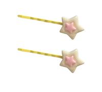 XINGLIDA Fermaglio per capelli, 1 paio di fermagli per capelli per ragazze calde per coda di cavallo a forma di stella, per ragazze calde (Y #)