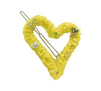 XINGLIDA Fermaglio per capelli, color caramella, per ragazze calde a forma di cuore, con perle sintetiche, in peluche, per ragazze e adolescenti (10#)