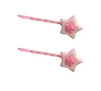 XINGLIDA Forcine per capelli, 1 paio di fermagli per capelli per ragazze calde per coda di cavallo a forma di stella, fermagli per capelli per ragazze calde (#)