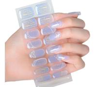 XINGLIDA Gel Semi Cured Adesivi Unghie Lampada UV/LED Necessari Gel Unghie Polish Wraps Fashion Design Gel Nail Art Stickers Wome