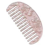 XINGLIDA Pettine per capelli a denti larghi, spazzola districante antistatica in acetato leopardato (C #)