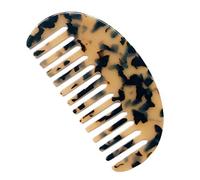 XINGLIDA Pettine per capelli a denti larghi, spazzola districante antistatica in acetato leopardato (F#)