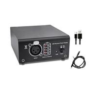XINGLIDA Set Adattatori Alimentazione Portatili da 48 V con Cavo da 3 5 Mm Tipo C Indicatori Visualizzazione della Batteria per Strumenti Registrazione sul Campo Cavo Schermato per Microfoni