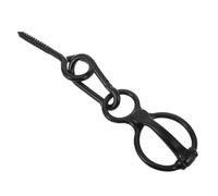 Xinglongs Anello di fissaggio sicuro per cavalli, anello per cravatta per cavalli, in acciaio inox, con perno di ancoraggio di sicurezza per rimorchi fienili, stalle, attrezzature