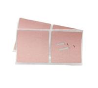 Xinglongs Etichette da grattare, 300 pezzi, 40 mm, quadrati, oro rosa, grigio, per adesivi autoadesivi, adesivi per attività per feste