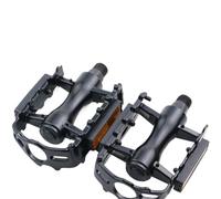 Xinglongs Pedali universali per bicicletta, 4 paia, in lega di alluminio, piattaforma piatta per strada/MTB