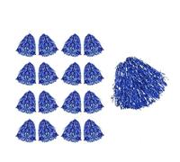 Xinglongs Pompon da cheerleader, 8-200 pezzi, per squadre sportive, tifo, danza, spettacoli teatrali, carnevale, celebra(blu, 100 pezzi)