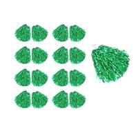 Xinglongs Pompon da cheerleader da 8-200 pezzi, per squadre sportive, tifo, danza, spettacoli teatrali, carnevale, celebre (verde, 100 pezzi)