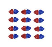 Xinglongs Pompon da cheerleader in plastica metallizzata, 10-300 pezzi, pompon da cheerleade, per giochi di squadra, sport, danza e feste (blu reale, 80 pezzi)