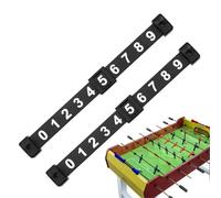 Xinglongs Segnapunti da calcio balilla, 10 pezzi, per calcio balilla, mini accessori, per tenere segni, segnare il gioco da tavolo, colore: nero