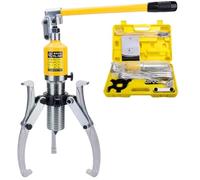 XINGLUOY Estrattore idraulico da 5-20 tonnellate for estrarre mozzi, flange, ingranaggi, cuscinetti, utensile di rimozione separatore industriale a 2 o 3 ganasce (con scatola)(15ton)