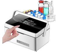 XINGLUOY Mini frigorifero portatile for medicina diabetica for insulina 2~8℃ con spazio di refrigerazione: 175 * 54 * 26mm for auto/viaggio/casa - modalità di ricarica multiple
