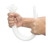 XINGO Fascette con cerniera da 50,8 cm, resistenti, 100 pezzi, 79,4 kg, in plastica ultra resistente, fascette grandi per cavi extra lunghe, resistenti ai raggi UV per interni ed esterni (bianco)