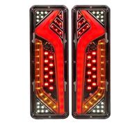 XingPuBhD Fanale Posteriore A LED Impermeabile 12 V Per Camion Con Rimorchio Barca Camper Furgone Sterzo Freno Retromarcia Nebbia Fanale Posteriore Retronebbia (2PCS Style C)