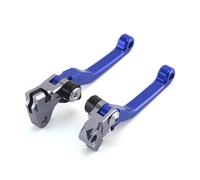 XingPuBhD Leve Moto per Kawasaki per KX125 06-08 per KX250 05-08 per KX250F per KX450F 05-12 per KDX200 95-06 CNC Billet Pivot Pieghevole Leva di Frizione del Freno Leve Freno E Frizione Moto(Blue)