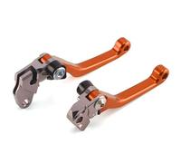 XingPuBhD Leve Moto per YZ80 per YZ85 2001 2002 2003 2004 2005 2006 2007 2008-2014 per YZ80 85 Dirt Bike Moto CNC Billet Pivot Leva Freno Frizione Pieghevole Leve Freno E Frizione Moto(Orange)