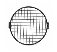 XingPuBhD Protezione Fari Per CB400SS Per EN Per GN Per CG Per 125 Per 250 Paralume Universale Da 7 Pollici Per Moto Griglia Di Protezione In Rete Maschera Quadrata Griglia Faro(C)