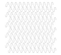 XINGSUI 120 Pezzi Ganci a S,Ganci Cucina a S,per utensili da cucina, ufficio, bagno, armadio, officina, garage, ufficio, casa