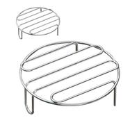 XINGSUI 2 Pezzi di griglia per Cottura a Vapore, griglia Rotonda per Cottura, griglia di Raffreddamento in Acciaio Inossidabile, da Utilizzare su Griglie di Raffreddamento, sottopentola