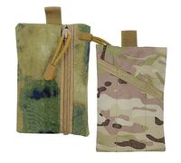 XINGSUI 2 pezzi Portafoglio Tattico Militare Nylon Pochette,Mini Borsa Molle Portamonete Portafoglio,Militare Nylon Pochette(14.5 * 9.5cm)