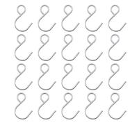 XINGSUI 20 Pezzi ganci a S per uso intensivo,Ganci Cucina a S,per utensili da cucina, ufficio, bagno, armadio, officina, garage, ufficio, casa(Diametro del filo 4 mm)