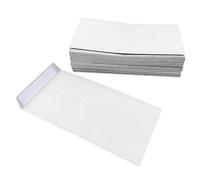 XINGSUI 60 Pezzi 7.5x16cm Buste autoadesive per ufficio,spedizione autoadesive,Buste di Carta Kraft,per salari, monete, perline o francobolli (Bianco)