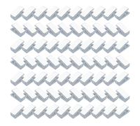 XINGSUI 70 Pezzi Clip Autoadesive, Clip a Molla Biadesive,clip autoadesive trasparenti,clip adesive per foto,per foto, sciarpe, ufficio, scuola(biadesivo)