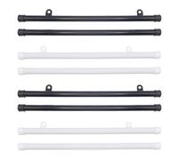 XINGSUI Cornici per poster 43cm-4 set Appendiabiti per cornici per poster, kit per appendere opere d'arte su tela, per poster, immagini, stampe, foto, mappe, rotoli (con orecchie per appendere)