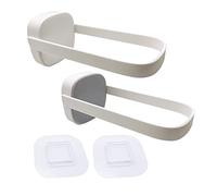 XINGSUI Hanger Organizer Stacker-2Pcs Hanger Organizer Rack, portatile appendiabiti supporto di stoccaggio, risparmio di spazio Hanger Stacker, per l'organizzazione delle grucce (bianco + grigio)