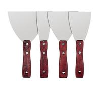 XINGSUI Raschietti per carta da parati-4 Pezzi Spatole in Acciaio Inossidabile,Spatola per Mastice Raschietti,per Stucco Decalcomanie Carta da Parati Patch Pittura(2, 3, 4, 5 Pollici)