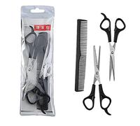 XINGSUI Set Forbici Parrucchiere Pofessionali,Forbici Parrucchiere,Forbici Sfoltire,Pettine Capelli,con Borsa di stoccaggio,per Taglio di Capelli da Fai da te/Casa/Barbiere