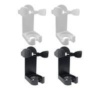 XINGSUI Spazzolino da denti a parete Organizer-4 pezzi a parete porta rasoio elettrico, porta telefono auto, per soggiorno cucina bagno camera da letto (2 nero + bianco)